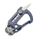 Civivi Polymorph Carabiner Keychain Titanium Multi Tool Blue Utility Blades 200453 -Civivi - Survivor Hand Precision Knives & Outdoor Gear Store