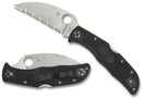 Spyderco Endela Folding Knife 3.40" VG-10 Steel Serrated Blade Black FRN Handle 243FSWCBK -Spyderco - Survivor Hand Precision Knives & Outdoor Gear Store
