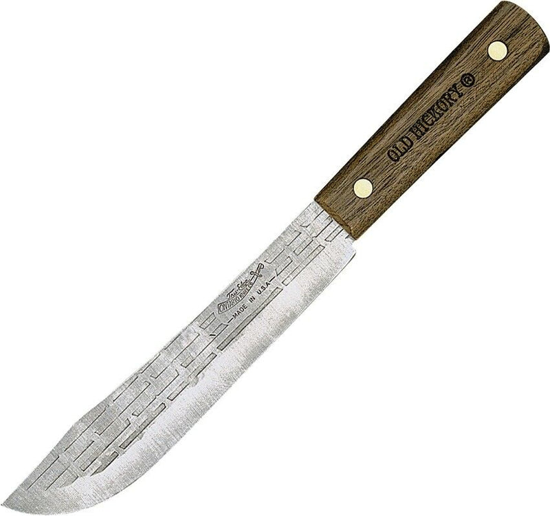 Old Hickory Butcher Knife 7" High Carbon Steel Blade Hardwood Handle Made in the USA 77 -Old Hickory - Survivor Hand Precision Knives & Outdoor Gear Store