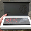 LionSTEEL ROK Framelock Folding Knife 3.25" M390 Blade Gray Titanium Handle TROKG -LionSTEEL - Survivor Hand Precision Knives & Outdoor Gear Store