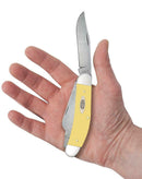 Case XX Sowbelly Pocket Knife Chrome Vanadium Carbon Steel Blades Yellow Synthetic Handle 30118 -Case Cutlery - Survivor Hand Precision Knives & Outdoor Gear Store