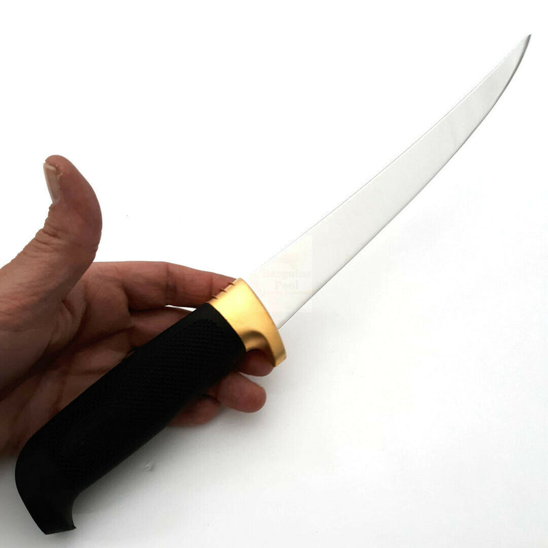 Marttiini Condor Golden Fixed Knife 9" Stainless Steel Blade Black Rubber Handle 846014 -Marttiini - Survivor Hand Precision Knives & Outdoor Gear Store