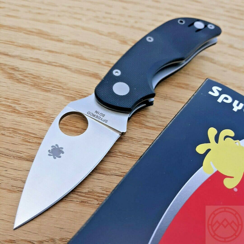 Spyderco Cat Linerlock Folding Knife 2.5" CTS-BD1 Steel Blade Black G10 Handle C129GP -Spyderco - Survivor Hand Precision Knives & Outdoor Gear Store