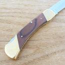 Schrade Uncle Henry Bear Paw Knife Stainless Blade & Wood Handles/Brass 5" Closed LB7 -Schrade - Survivor Hand Precision Knives & Outdoor Gear Store