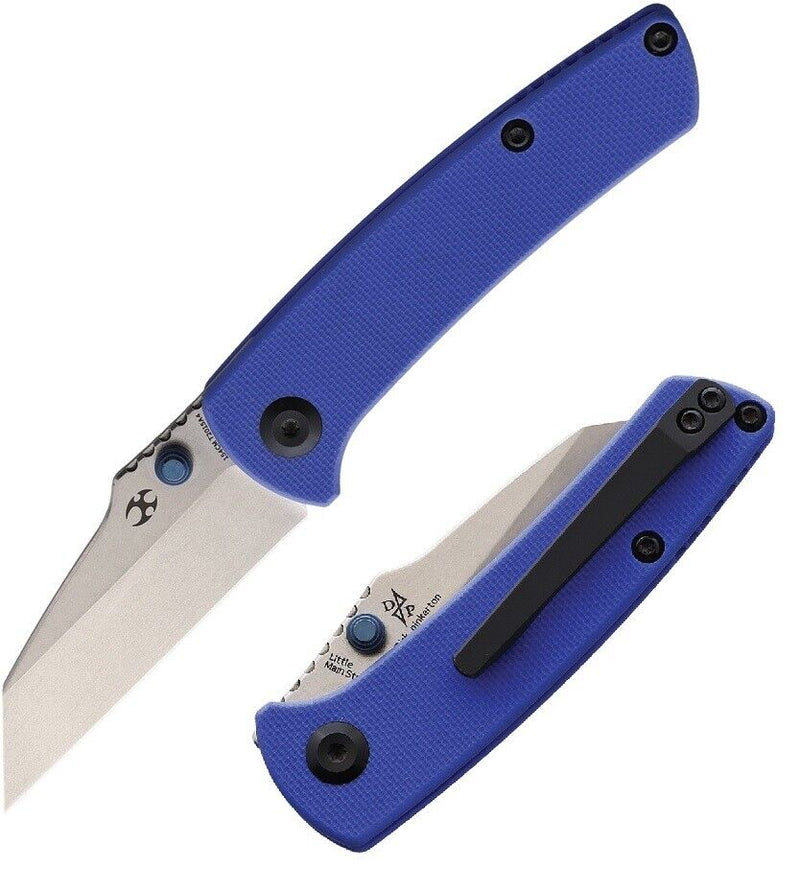 Kansept Knives Little Main Street Folding Knife 2.25" 154CM Steel Blade Blue G10 Handle 2015A4 -Kansept Knives - Survivor Hand Precision Knives & Outdoor Gear Store