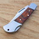 Elk Ridge Lockback Folding Knife 2.25" 440 Stainless Blade Pakkawood Handle 123W -Elk Ridge - Survivor Hand Precision Knives & Outdoor Gear Store
