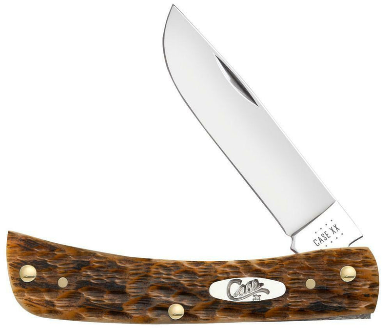 Case XX Sod Buster Folding Knife 2.88" Chrome Vanadium Blade Amber Bone Handle 30092 -Case Cutlery - Survivor Hand Precision Knives & Outdoor Gear Store