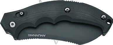 Fox Anunnaki Lockback Folding Knife 4.5" N690Co Stainless Steel Blade Black G10 Handle 003 -Fox - Survivor Hand Precision Knives & Outdoor Gear Store