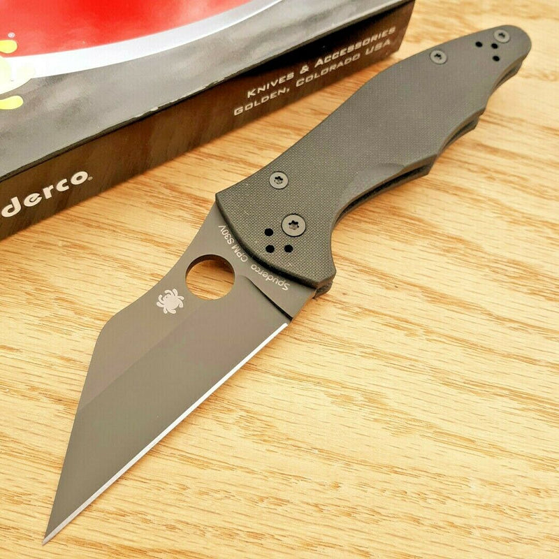 Spyderco Yojimbo 2 Folding Knife 3.25" CPM S30V Steel Blade Black G10 Handle 85GPBBK2 -Spyderco - Survivor Hand Precision Knives & Outdoor Gear Store