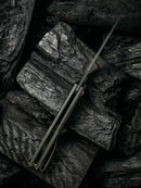 We Knife Co Smooth Sentinel Frame Folding Knife 3" CPM-20CV Steel Blade Titanium/Micarta Handle 200434 -We Knife Co - Survivor Hand Precision Knives & Outdoor Gear Store