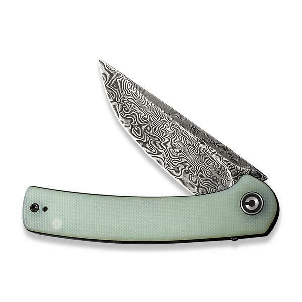 Civivi Mini Asticus Folding Knife 3.25" Damascus Steel Blade Natural G10 Handle 19026BDS1 -Civivi - Survivor Hand Precision Knives & Outdoor Gear Store