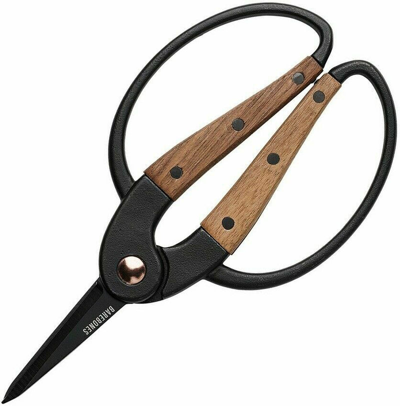 Barebones Living Small Scissors Knife Stainless Steel Blade Walnut Handle 059 -Barebones Living - Survivor Hand Precision Knives & Outdoor Gear Store