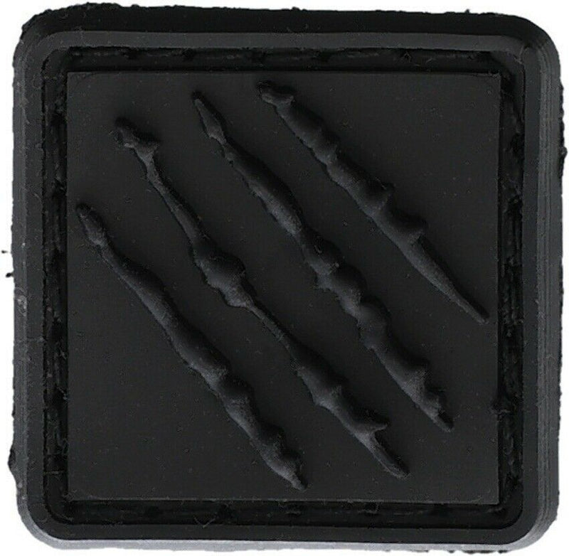 Bastinelli Creations Scratches Patch Black Dimensions 1" x 1". PVD Construction 205SB -Bastinelli Creations - Survivor Hand Precision Knives & Outdoor Gear Store