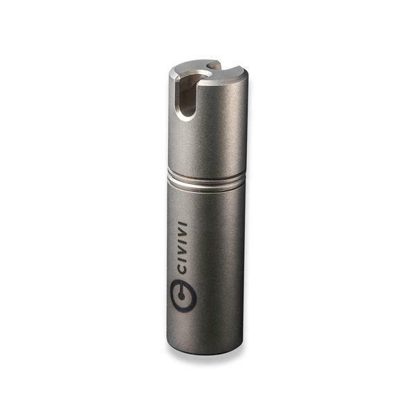 Civivi Key Bit Container Gray One Piece 6AL4V Titanium Construction 200481 -Civivi - Survivor Hand Precision Knives & Outdoor Gear Store