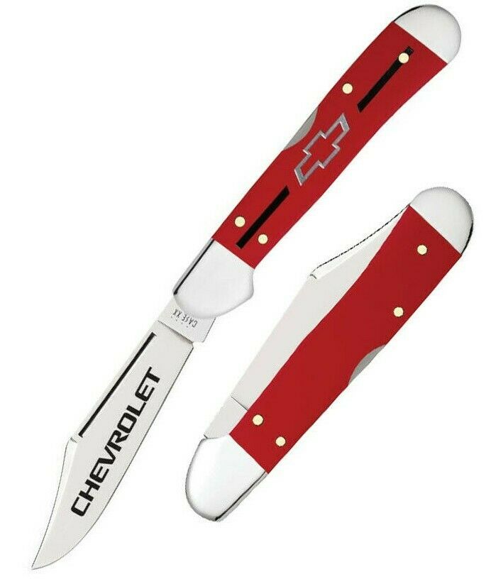 Case XX Chevrolet Folding Knife 2.72" Stainless Steel Blades Synthetic Handle 33706 -Case Cutlery - Survivor Hand Precision Knives & Outdoor Gear Store