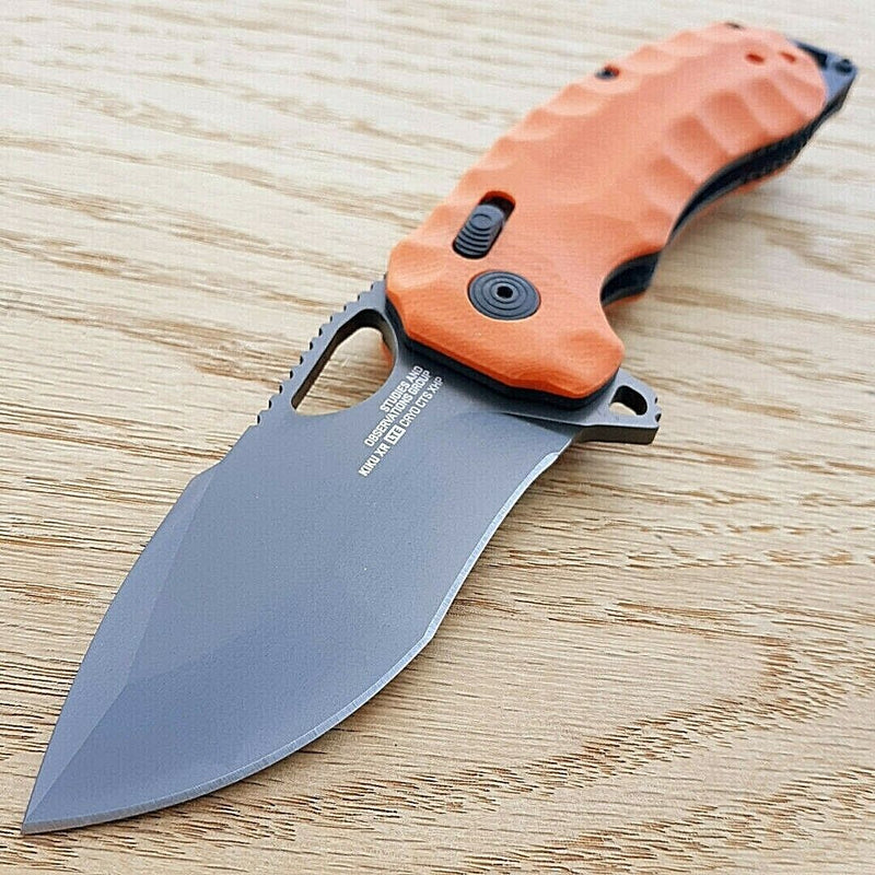 SOG Kiku LTE XR Lock Folding Knife 3" CTS-XHP Steel Blade Orange G10 Handle 12270357 -SOG - Survivor Hand Precision Knives & Outdoor Gear Store