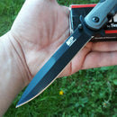 Smith & Wesson M&P Folding Glade Knife Stainless Dagger Blade Gray-Black 1085898 -Smith & Wesson - Survivor Hand Precision Knives & Outdoor Gear Store