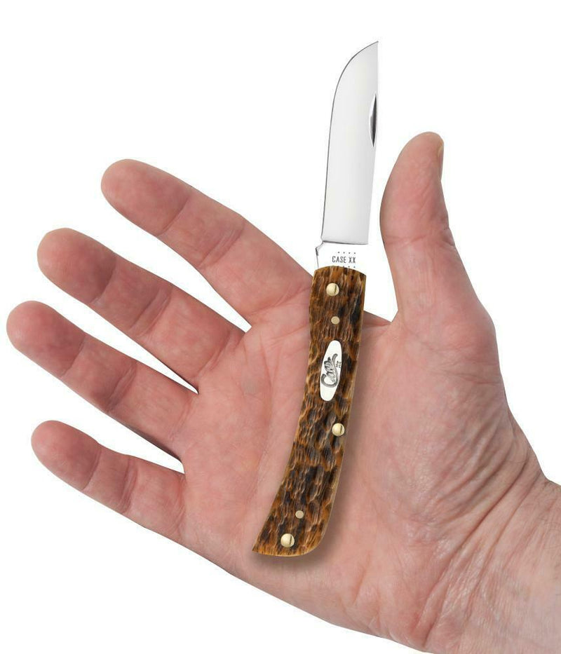 Case XX Sod Buster Folding Knife 2.88" Chrome Vanadium Blade Amber Bone Handle 30092 -Case Cutlery - Survivor Hand Precision Knives & Outdoor Gear Store