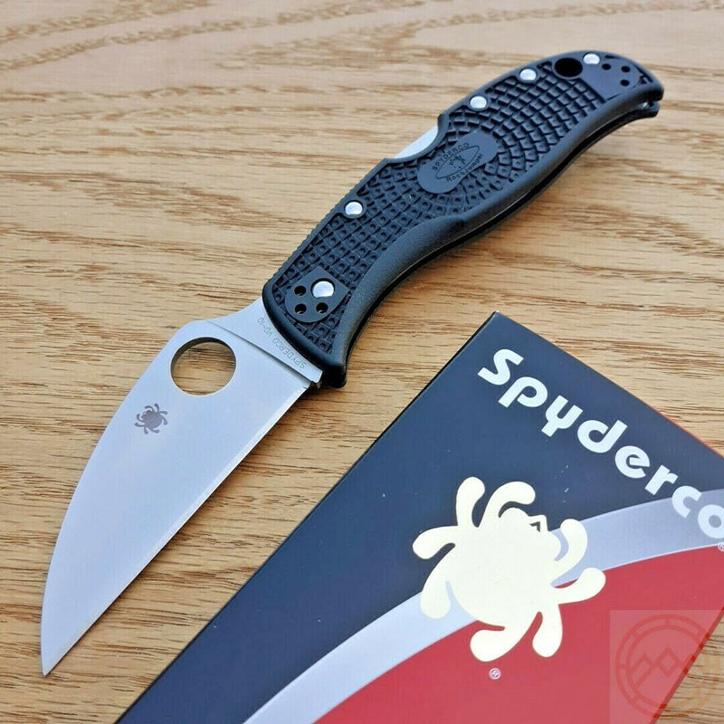 Spyderco RockJumper Lockback Folding Knife 3.8" VG-10 Steel Blade FRN Handle 254PBK -Spyderco - Survivor Hand Precision Knives & Outdoor Gear Store