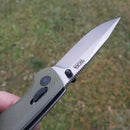 SOG Terminus XR Folding Knife 3" D2 Tool Steel Blade Green Textured G10 Handle TM1022BX -SOG - Survivor Hand Precision Knives & Outdoor Gear Store