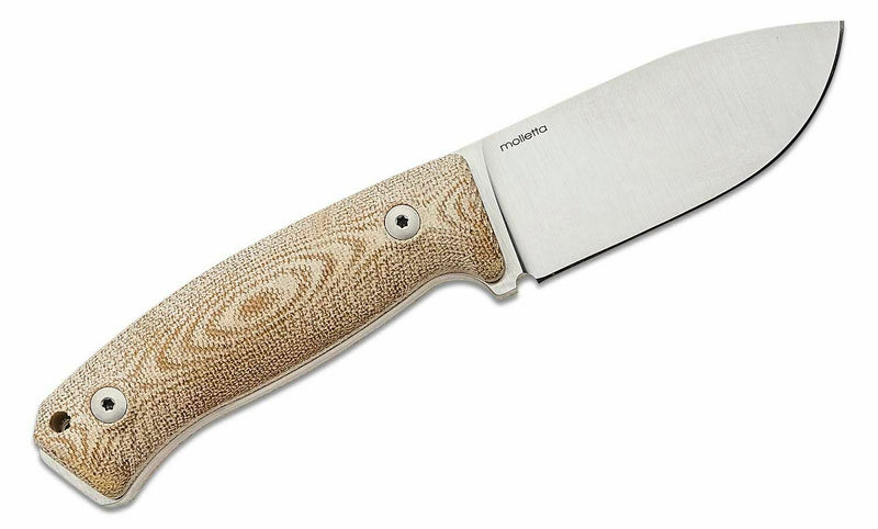 LionSTEEL M2M Fixed Knife 3.54" Bohler M390 Steel Blade Canvas Micarta Handle M2MCVN -LionSTEEL - Survivor Hand Precision Knives & Outdoor Gear Store