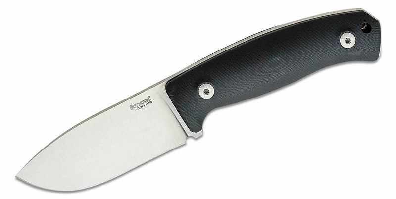 LionSTEEL M2M Hunter Fixed Knife 3.54" Bohler M390 Steel Blade Black G10 Handle M2MGBK -LionSTEEL - Survivor Hand Precision Knives & Outdoor Gear Store