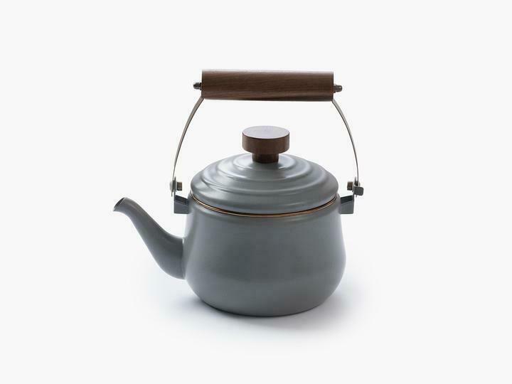 Barebones Living Enamel Teapot Hand-Finished Stainless Dimensions: 5.7" x 4.13" E379 -Barebones Living - Survivor Hand Precision Knives & Outdoor Gear Store