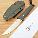 Civivi Tamashii Fixed Knife 4.13" Finish D2 Tool Steel Blade Black G10 Handle 190461 -Civivi - Survivor Hand Precision Knives & Outdoor Gear Store