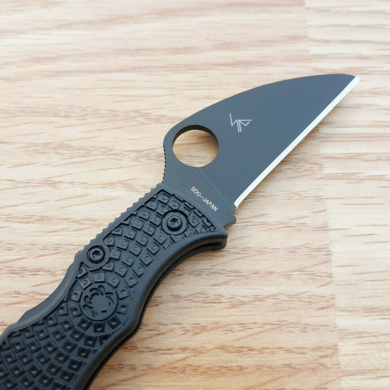 Spyderco Manbug Wharncliffe Pocket Knife 1.88 VG-10 Steel Blade Black FRN Handle MBKWPBK -Spyderco - Survivor Hand Precision Knives & Outdoor Gear Store