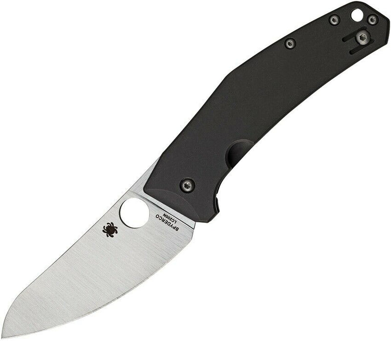 Spyderco Spydiechef Folding Knife 3.52" LC200N Steel Blade Gray Titanium Handle 211TIP -Spyderco - Survivor Hand Precision Knives & Outdoor Gear Store