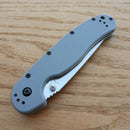 Ontario RAT I Linerlock Folding Knife 3.5" AUS8 Steel Blade Gray Nylon Handle 8848GY -Ontario - Survivor Hand Precision Knives & Outdoor Gear Store