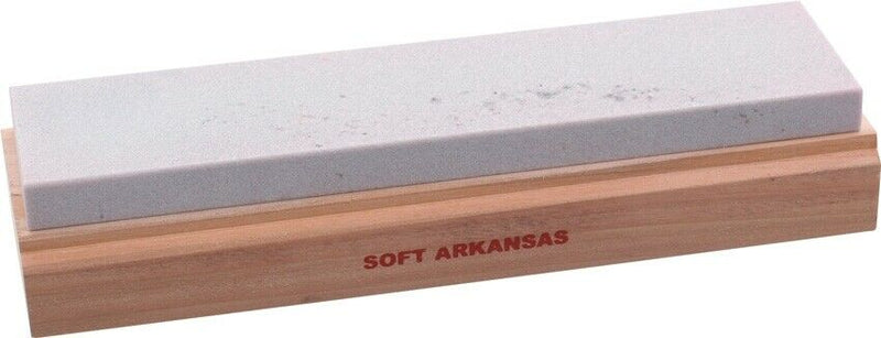 Arkansas Sharpeners Whetstone Soft Dimensions 8" x 2" x 0.5" Mounted On Cedar 10 -Arkansas Sharpeners - Survivor Hand Precision Knives & Outdoor Gear Store