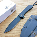 Civivi Elementum Fixed Knife 4" D2 Tool Steel Full Tang Blade Black G10 Handle 2105A -Civivi - Survivor Hand Precision Knives & Outdoor Gear Store