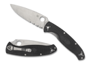 Spyderco Resilience Folding Knife 4.20" 8Cr13MoV Steel Blade Black FRN Handle 142PSBK -Spyderco - Survivor Hand Precision Knives & Outdoor Gear Store