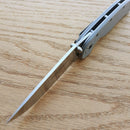 Ontario RAT I Linerlock Folding Knife 3.5" AUS8 Steel Blade Gray Nylon Handle 8848GY -Ontario - Survivor Hand Precision Knives & Outdoor Gear Store