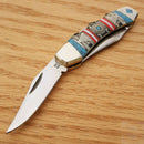 Rough Ryder Lockback Pocket Knife Stainless Steel Blade Stone/Southwest Handle 1747 -Rough Ryder - Survivor Hand Precision Knives & Outdoor Gear Store