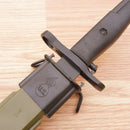 M1 Combat Knife 9.75" Black Stainless Steel Blade Black Grooved Stainless Handle 210933 -China Made - Survivor Hand Precision Knives & Outdoor Gear Store