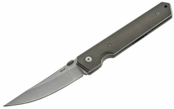 Boker Plus Kwaiken Folding Knife 3 ½" AUS8 Steel Blade and Green Micarta Handle 01BO291 -Boker Plus - Survivor Hand Precision Knives & Outdoor Gear Store