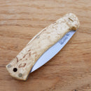 Casstrom Lars Falt Folding Knife 2.88" N690 Steel Blade Curly Birch Handle 19004 -Casstrom - Survivor Hand Precision Knives & Outdoor Gear Store