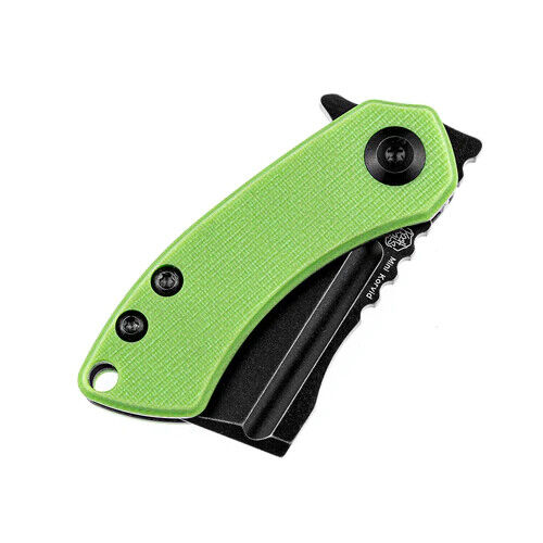 Kansept Knives Mini Korvid Folding Knife 1.5" 154CM Steel Blade Green G10 Handle 3030A8 -Kansept Knives - Survivor Hand Precision Knives & Outdoor Gear Store