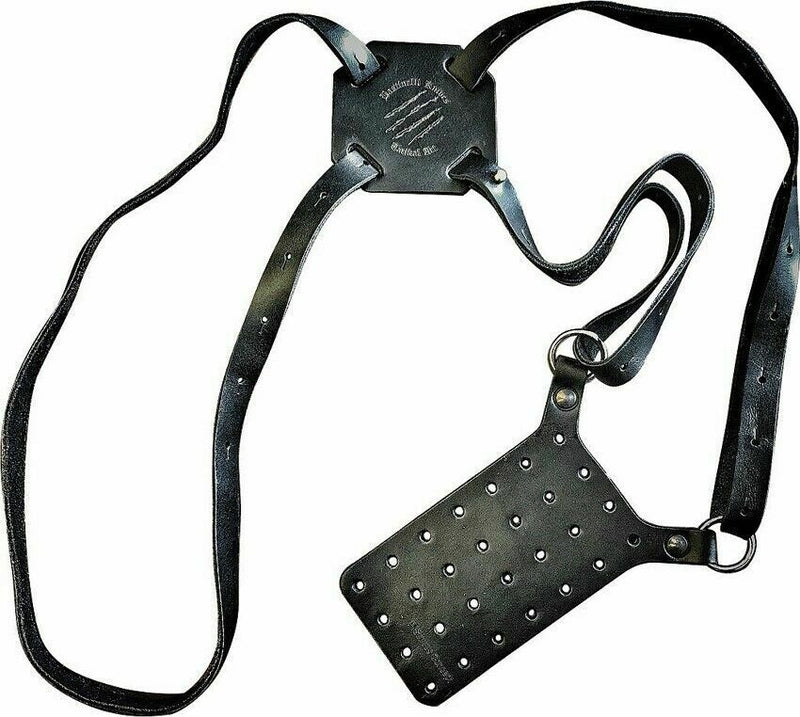 Bastinelli Creations Leather Shoulder Holster Black Built To Last Made In Italy 211 -Bastinelli Creations - Survivor Hand Precision Knives & Outdoor Gear Store