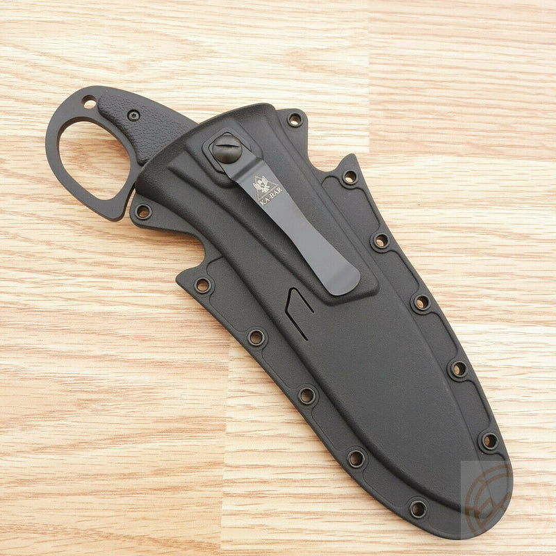 Ka-Bar TDI Pocket Strike Fixed Knife 3.25" AUS-8A Steel Blade Black Zytel Handle 2491 -Ka-Bar - Survivor Hand Precision Knives & Outdoor Gear Store