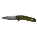 Kershaw Dividend Linerlock Knife 3 N690/D2 HC Steel Blade Green Aluminum Handle 1812OLCB -Kershaw - Survivor Hand Precision Knives & Outdoor Gear Store