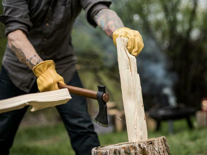 Barebones Living Woodsman Field Hatchet 6.25" 1055HC Steel Axe Head Beech Wood Handle RE2120 -Barebones Living - Survivor Hand Precision Knives & Outdoor Gear Store