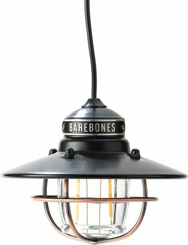 Barebones Living Edison Pendant Light Bronze 3.5" x 4" USB-Powered Stamped Steel Construction/Copper Accents RE264 -Barebones Living - Survivor Hand Precision Knives & Outdoor Gear Store