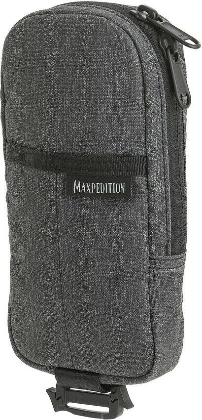 Maxpedition ENTITY Modular Pocket Charcoal 420D Nylon Construction 3.5" x 1" x7" TZ -Maxpedition - Survivor Hand Precision Knives & Outdoor Gear Store