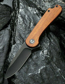 Civivi Elementum Linerlock Folding Knife 2.96" D2 Tool Steel Blade Cuibourtia Wood Handle C907U -Civivi - Survivor Hand Precision Knives & Outdoor Gear Store