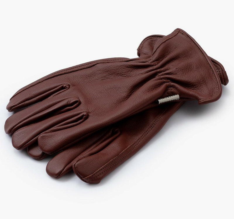 Barebones Living Classic Work Glove Cognac L/XL Length 7"-7.5" Width 3.5"-4" E035 -Barebones Living - Survivor Hand Precision Knives & Outdoor Gear Store