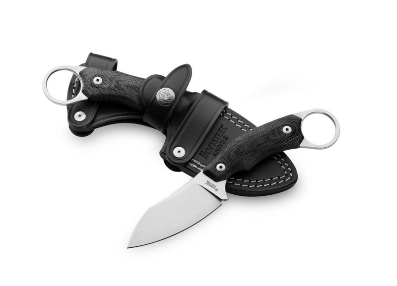 LionSTEEL H1 Skinner Fixed Knife 2.95" M390 Steel Blade Finish Black G10 Handle H1GBK -LionSTEEL - Survivor Hand Precision Knives & Outdoor Gear Store