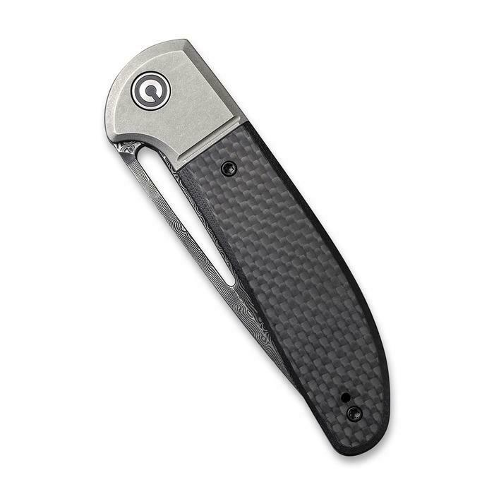 Civivi Trailblazer Folding Knife 3.5" Damascus Steel Blade Carbon Fiber Handle 2101DS1 -Civivi - Survivor Hand Precision Knives & Outdoor Gear Store